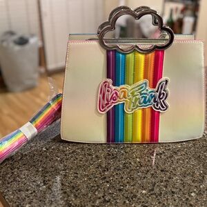 Lisa Frank Red and Pink Mini Bag with Vibrant Design